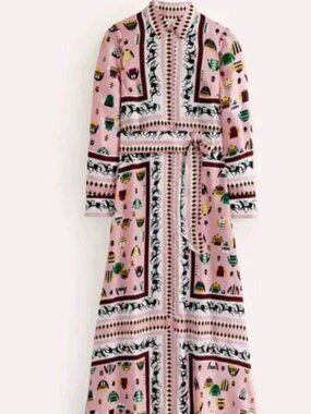 ISO Boden Claudia Maxi Shirt Dress